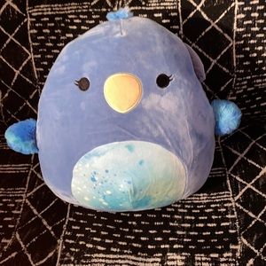 ORIGINAL SQUISHMALLOWS 12.17.2021 Zipp Blue Parrot Plush Toy Stuffed Animal 11”